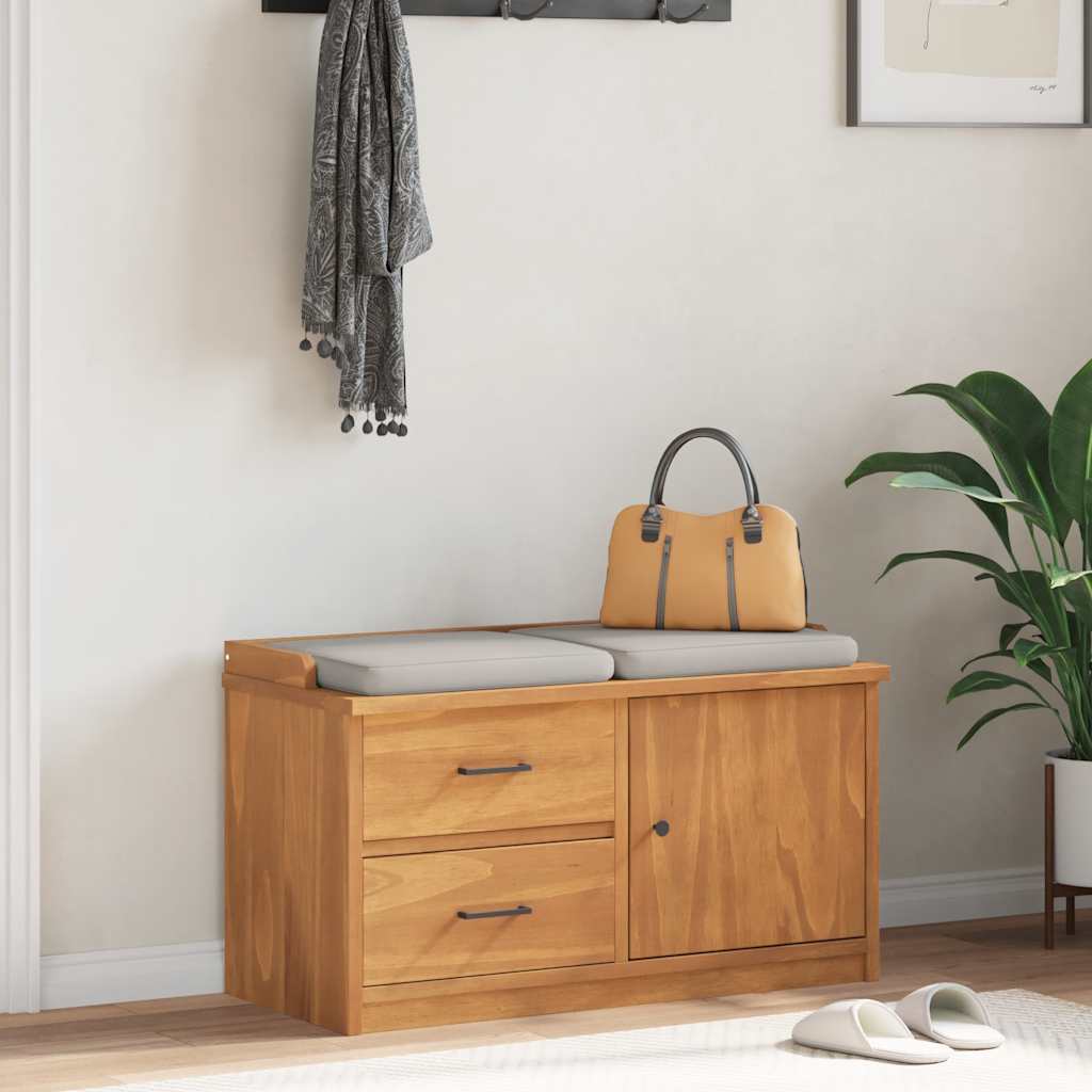 Lavica Do Predsiene Sandnes 87X40X50 Cm Borovicový Masív