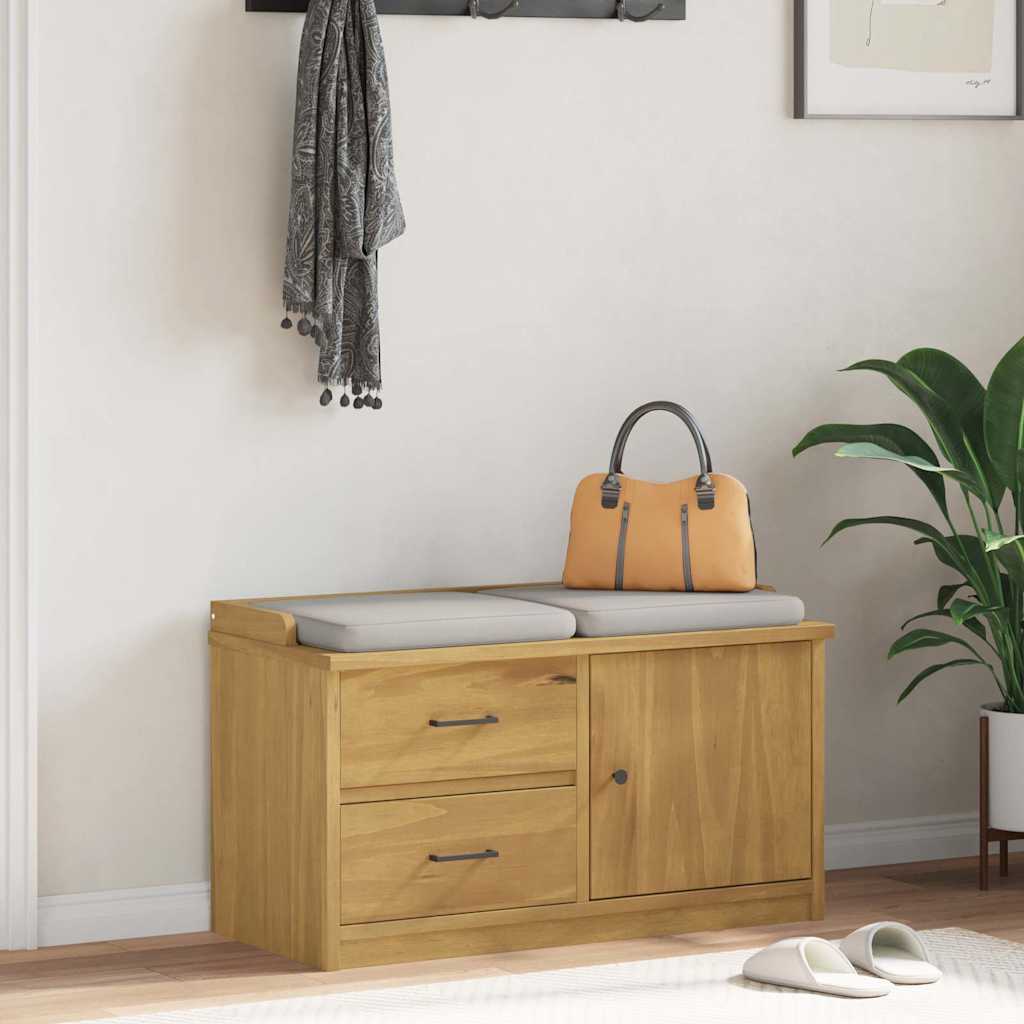 Lavica Do Predsiene Sandnes 87X40X50 Cm Borovicový Masív