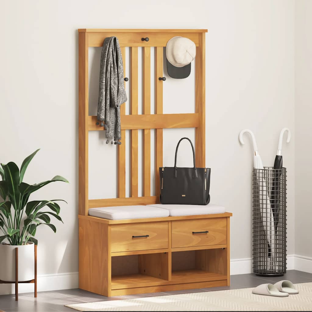 Halový Strom Sandnes 45X40X159,5 Cm Masívna Borovica