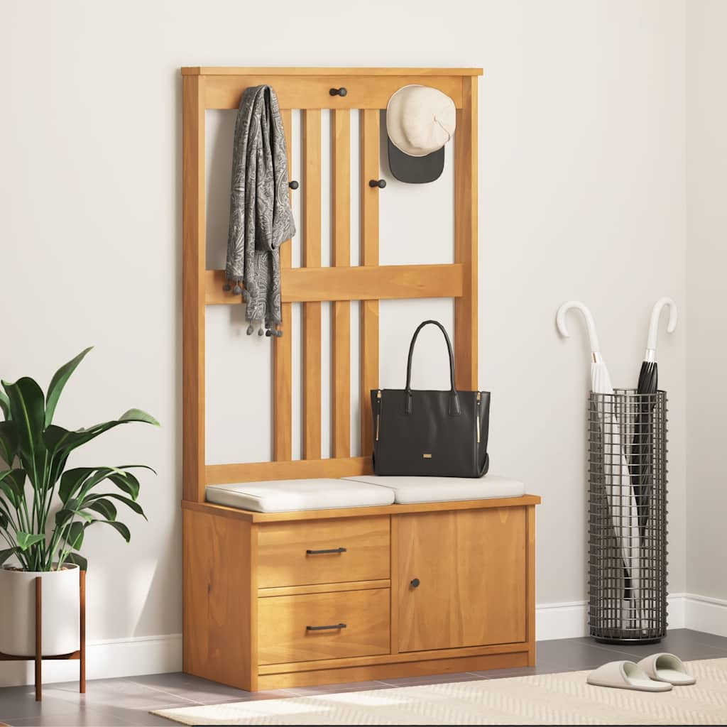 Halový Strom Sandnes 87X40X159,5 Cm Masívna Borovica