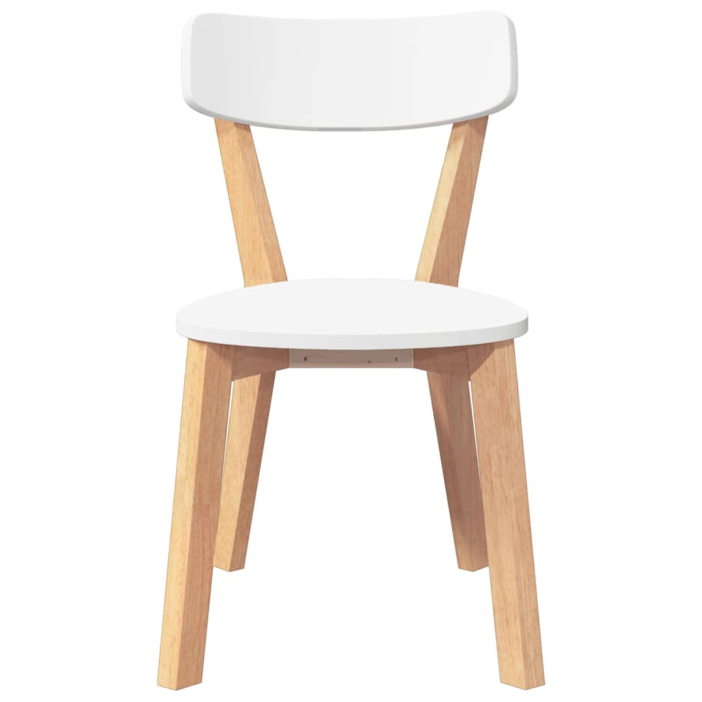 Jedálenské Stoličky 2 Ks Masívna Drevená Guma