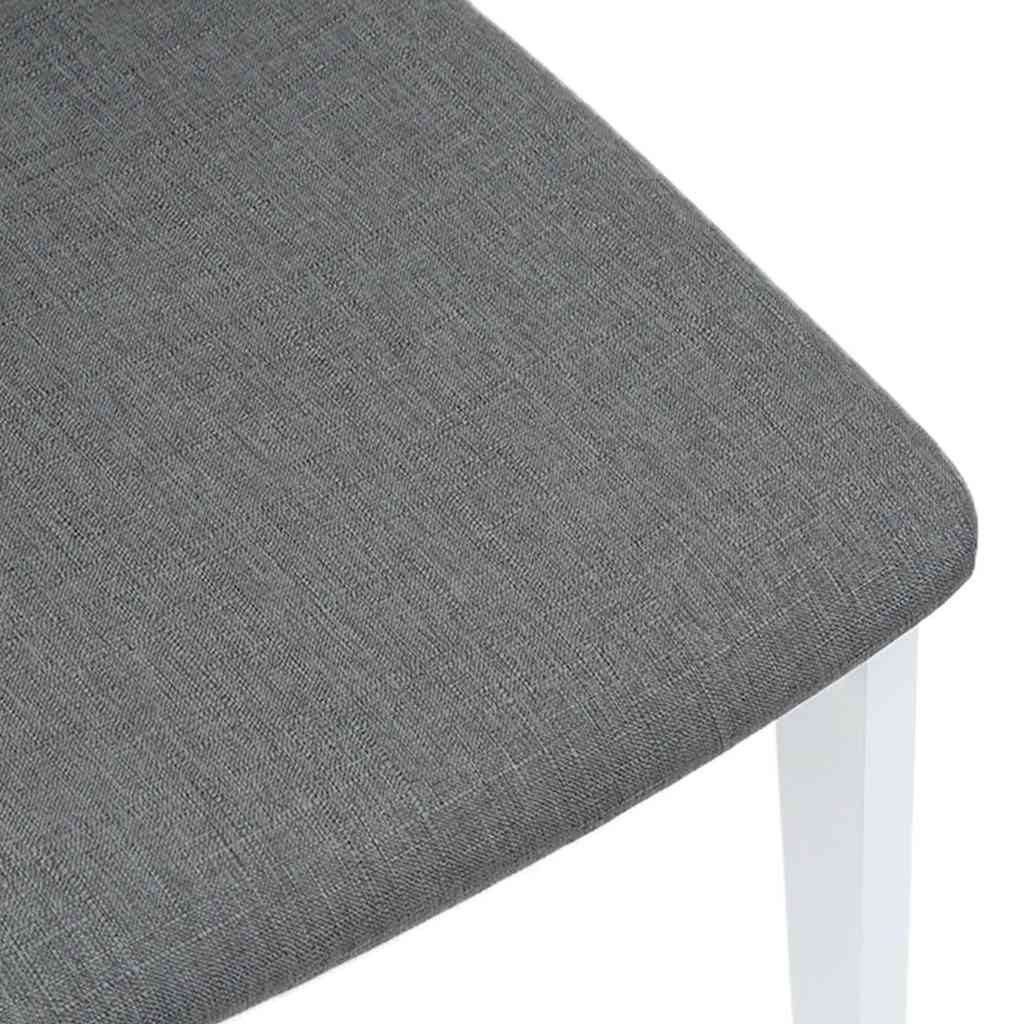 Jedálenské Stoličky S Vankúšmi 2 Ks Biela Guma Masívneho Dreva