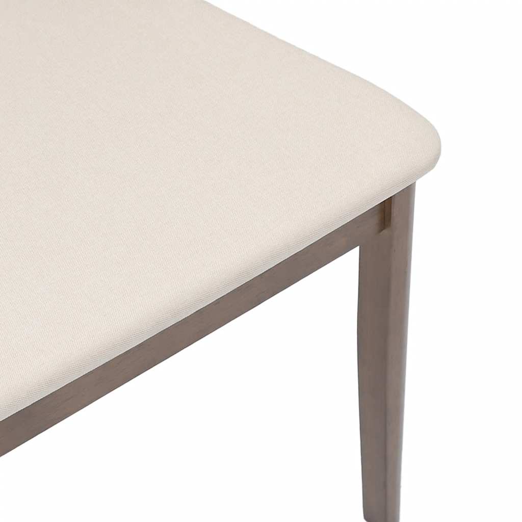 Jedálenské Stoličky S Vankúšmi 2 Ks Hnedá Guma Masívneho Dreva