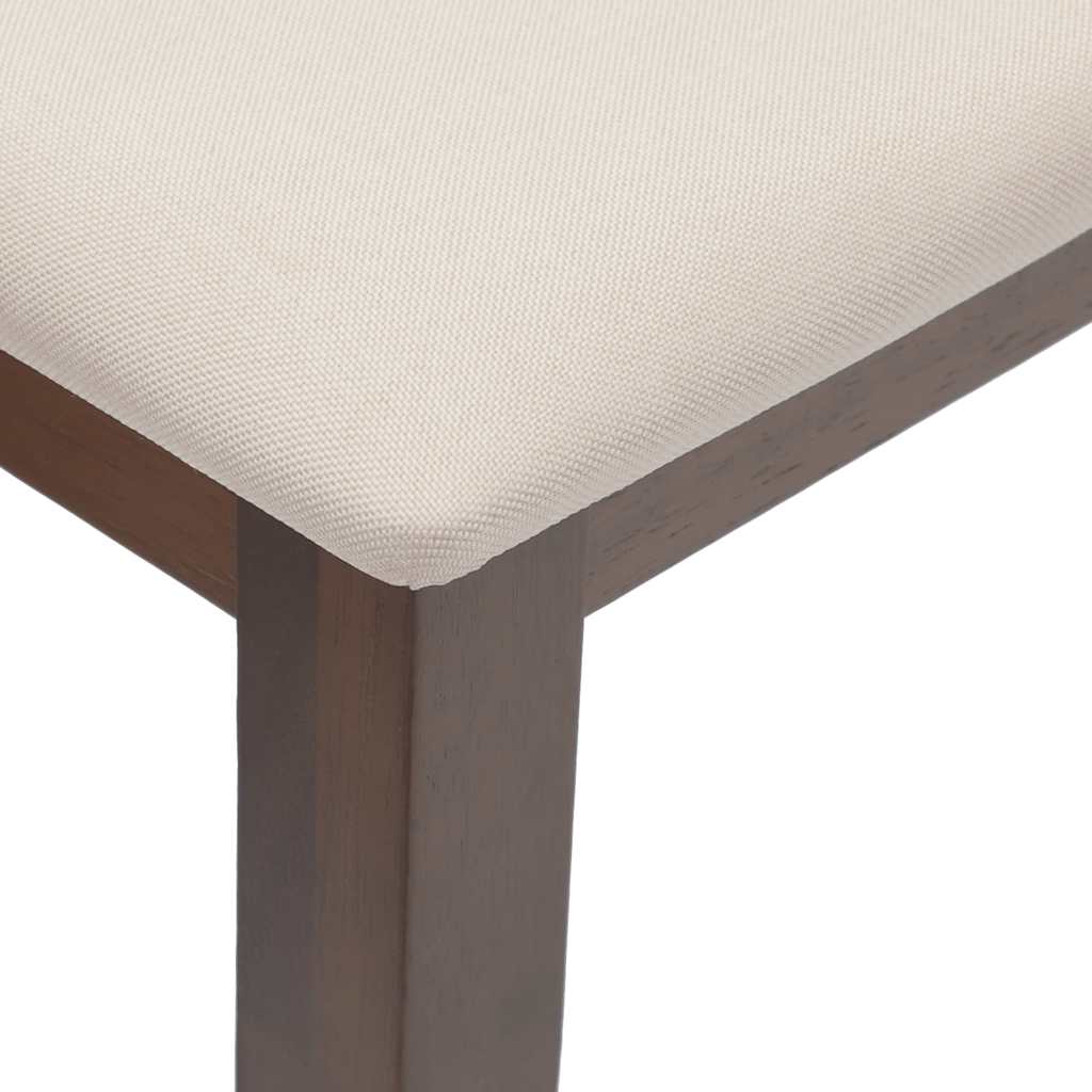 Lavica 110 Cm Hnedá Masívna Drevo Guma