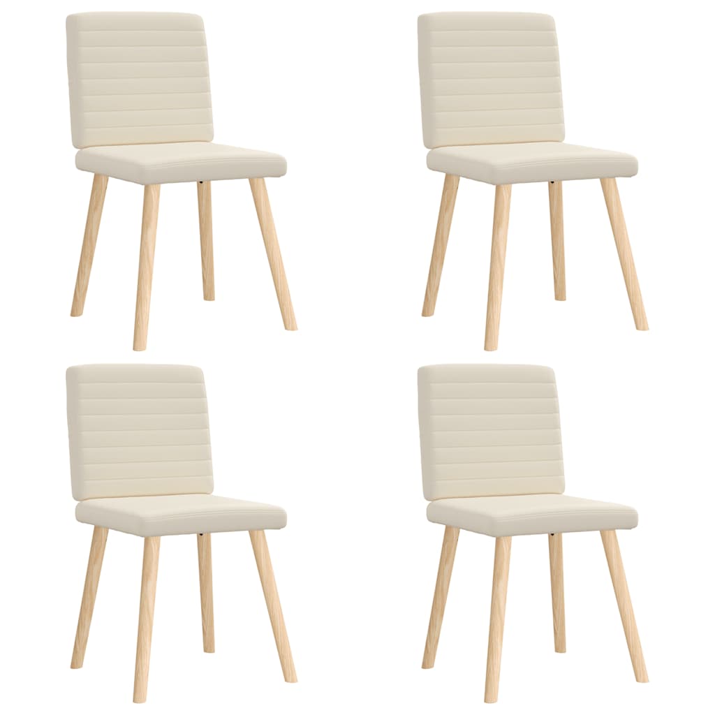 Jedálenské Stoličky 2 Ks Bledosivé Látkové