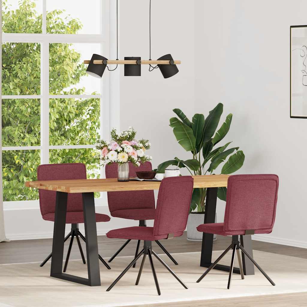 Jedálenské Stoličky 2 Ks Tmavohnedé Látkové