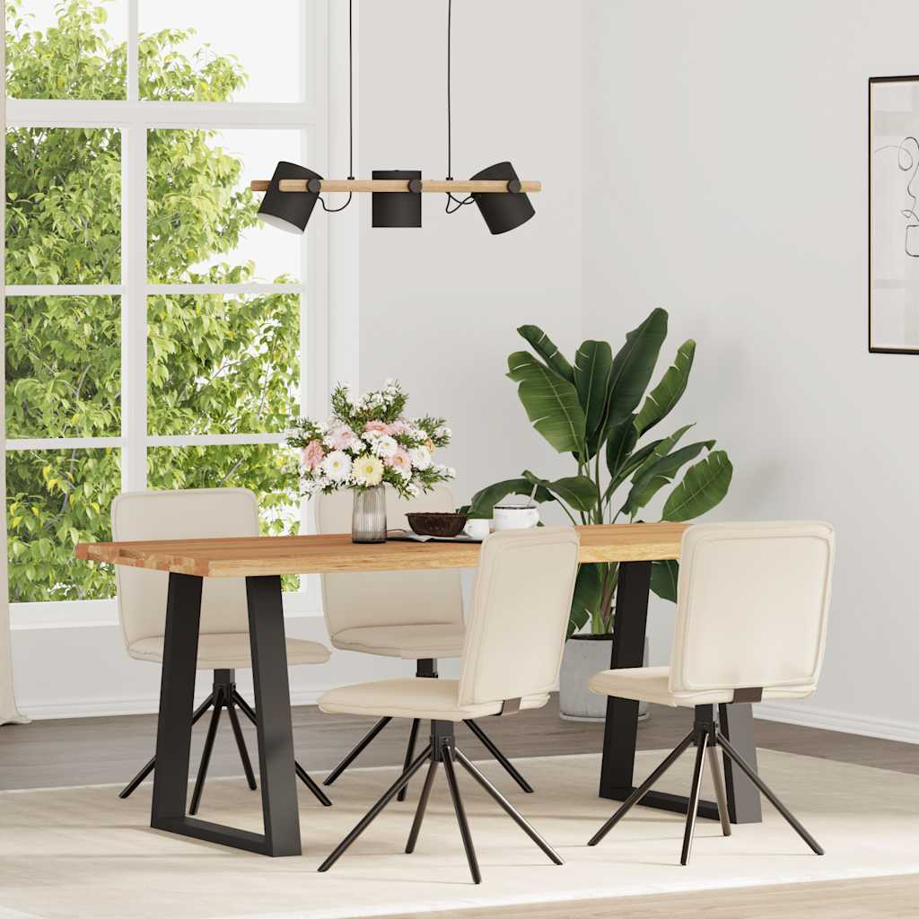 Jedálenské Stoličky 2 Ks Tmavohnedé Látkové