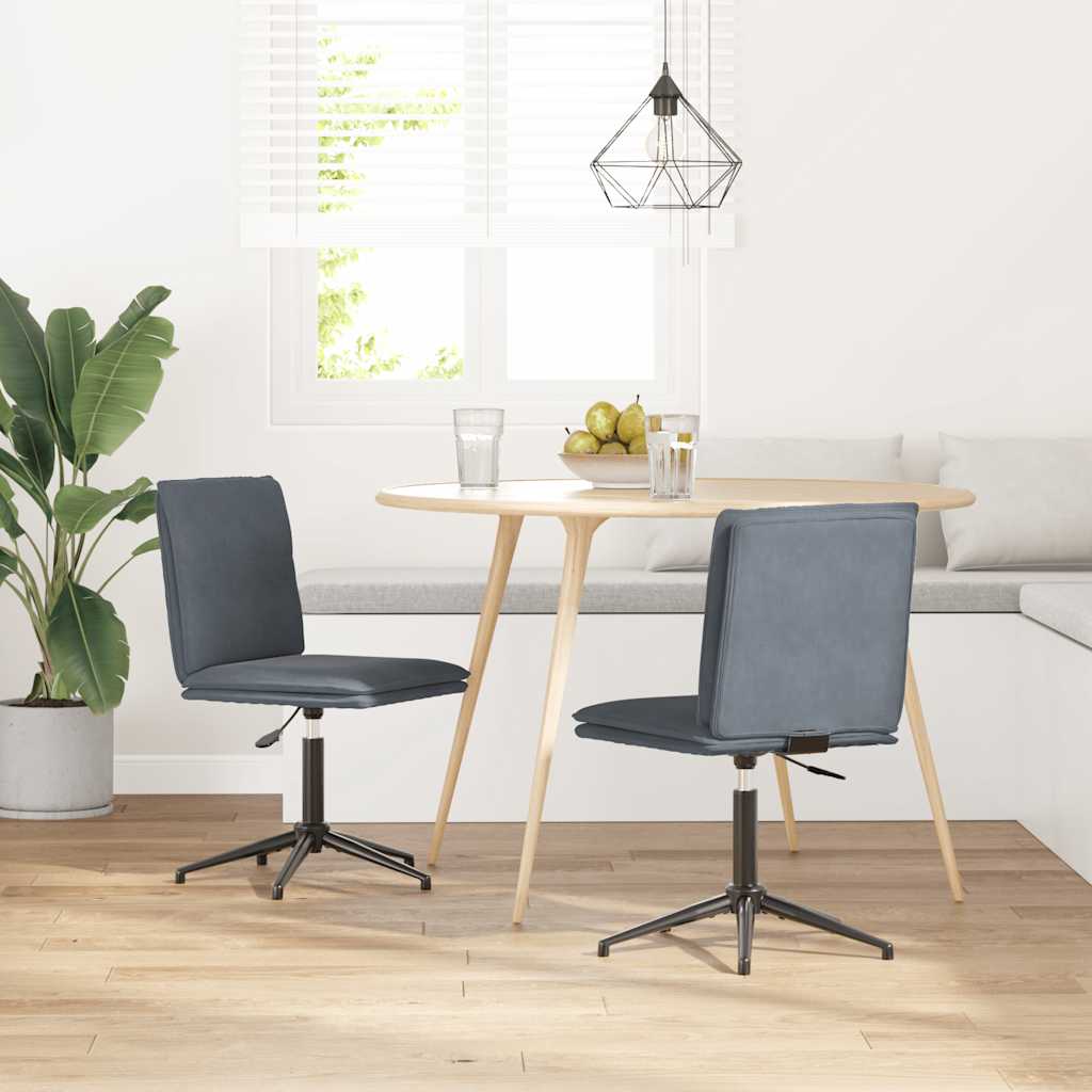 Jedálenské Stoličky 6 Ks, Modré, Zamat