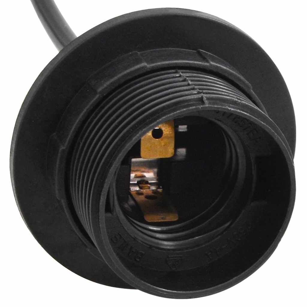 Závesná Lampa S 5 Objímkami E27 Čierny Kov