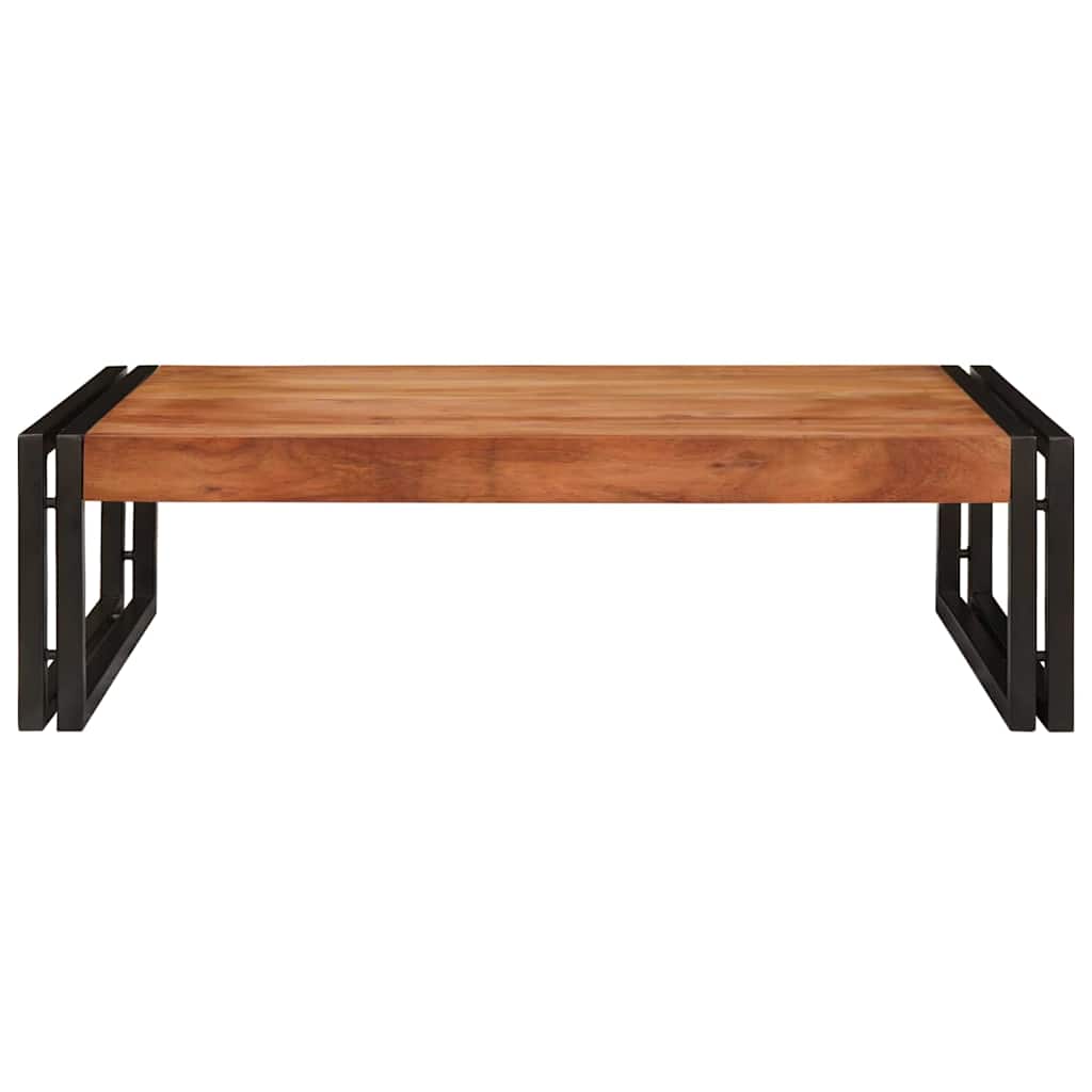 Kúpeľňová Polica 80 X 50 X 23 Cm Masívne Mango A Železo