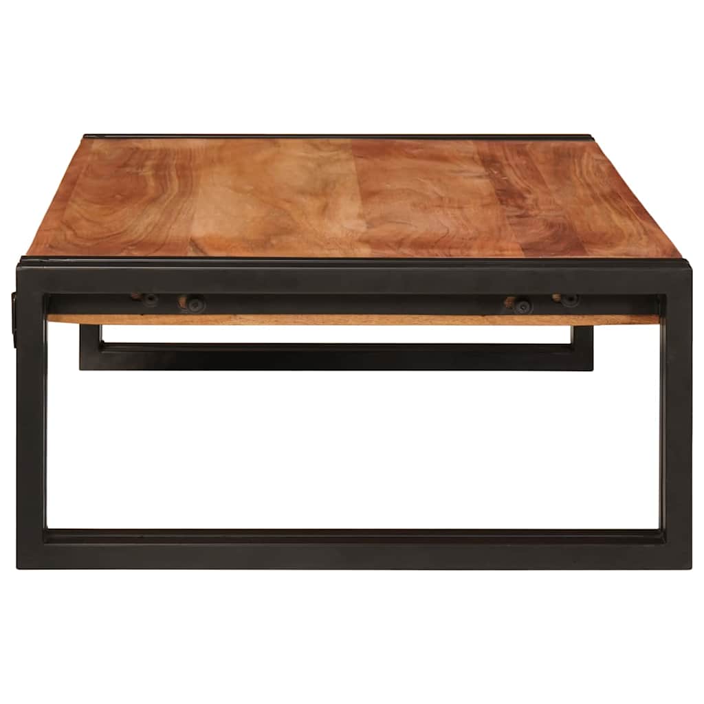 Kúpeľňová Polica 80 X 50 X 23 Cm Masívne Mango A Železo