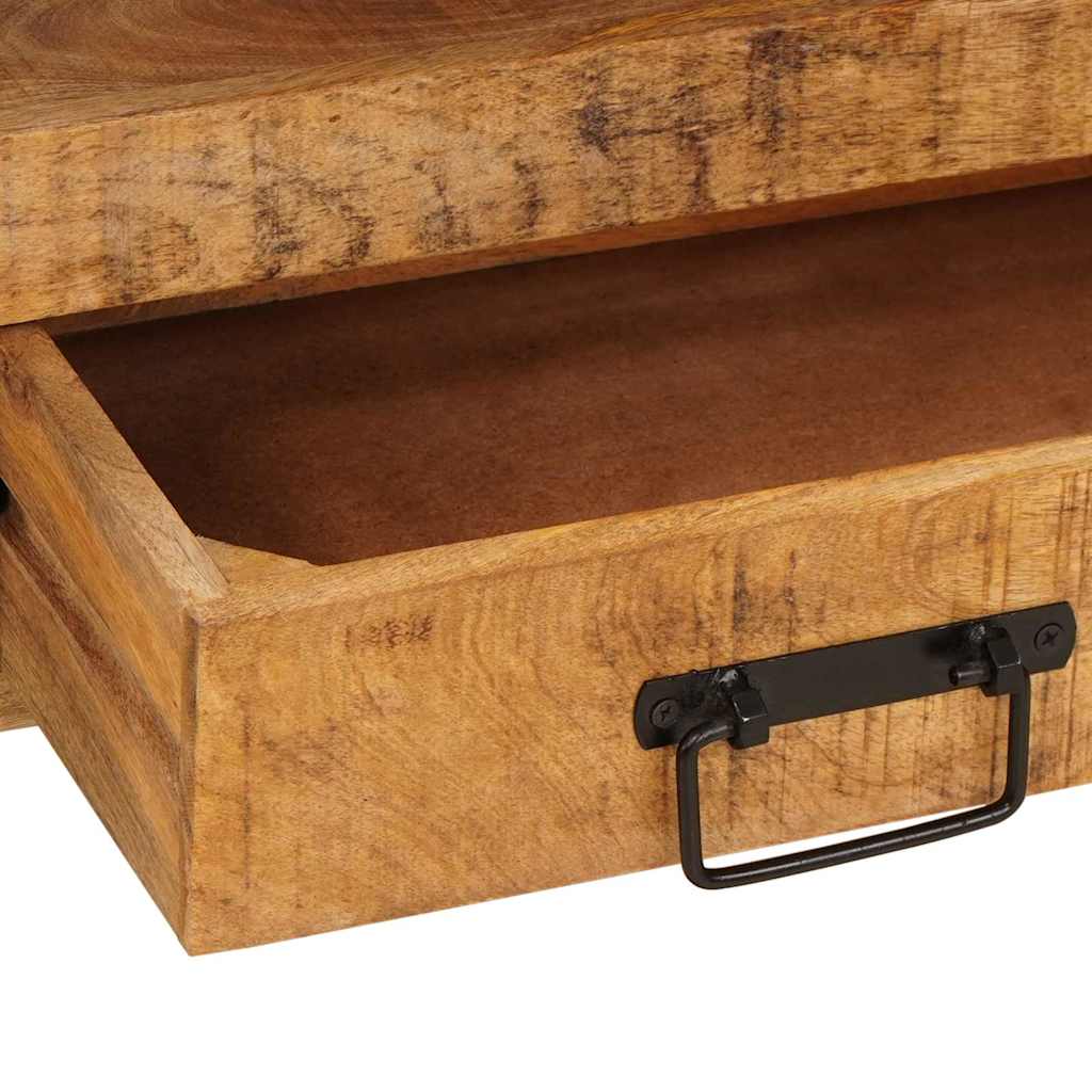 Skrinka Pod Umývadlo So Zásuvkou Masívne Mangové Drevo A Železo