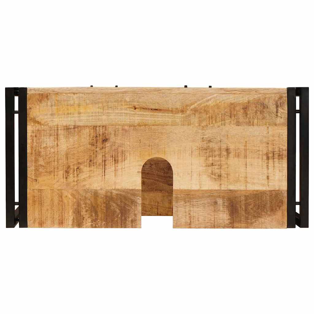 Skrinka Pod Umývadlo So Zásuvkou Masívne Mangové Drevo A Železo