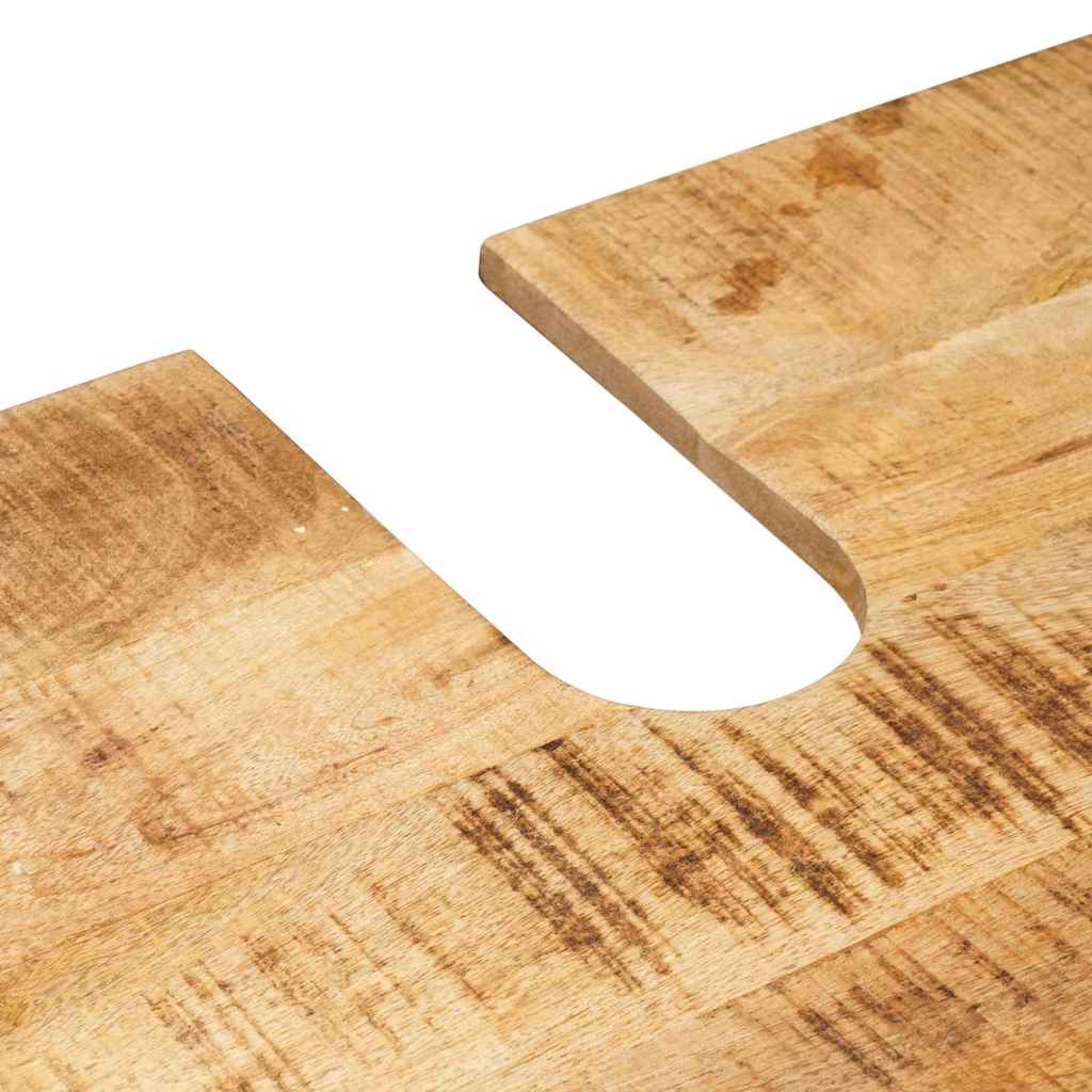 Skrinka Pod Umývadlo S Dverami Masívne Mangové Drevo A Železo