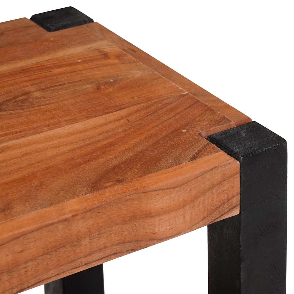 Regál Na Knihy 3 Pcs Hnedá 80 X 30 X 110 Cm Akáciový Masív