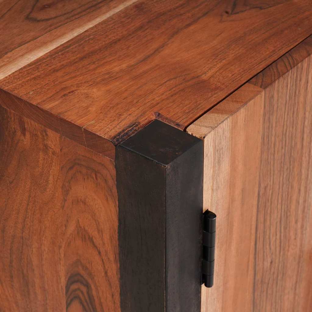 Bufety A Bočné Stoly Hnedá 55 X 30 X 75 Cm Akáciový Masív