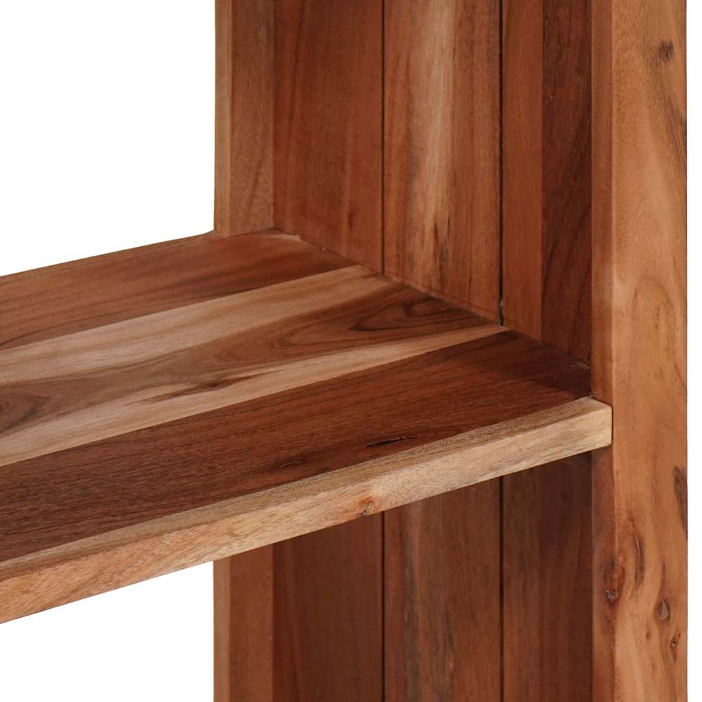 Regál Na Knihy Hnedá 50 X 30 X 75 Cm Akáciový Masív