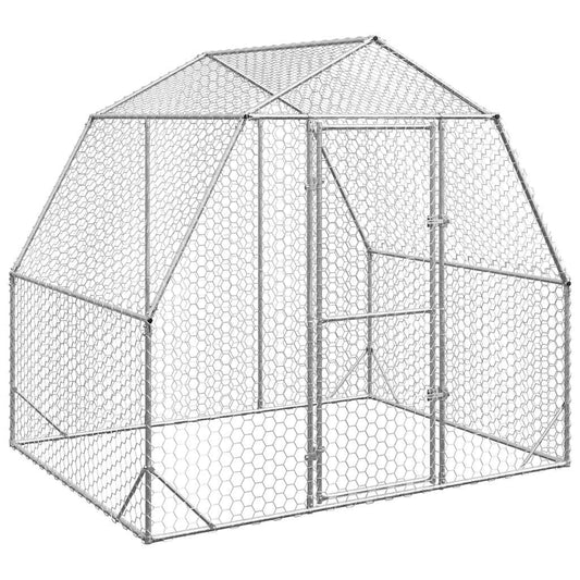 Kurací výbeh 2,5x2x2,25 m Pozinkovaná oceľ