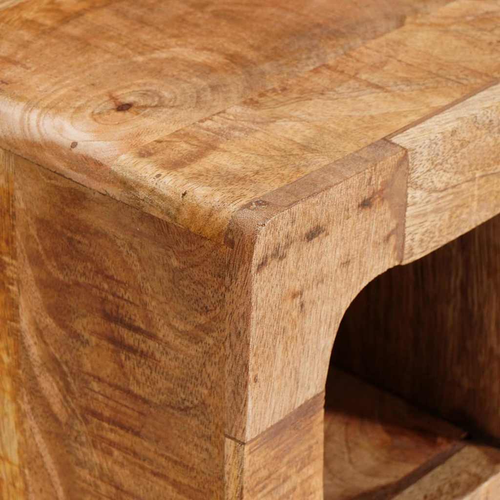 Regál Na Víno Nástenný Hnedá 44 X 30 X 35 Cm Mangový Masív