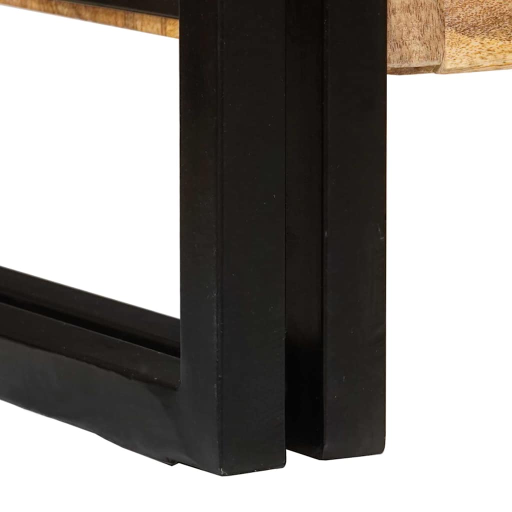 Servírovacia Skriňa Hnedá 80 X 33 X 70 Cm Mangový Masív