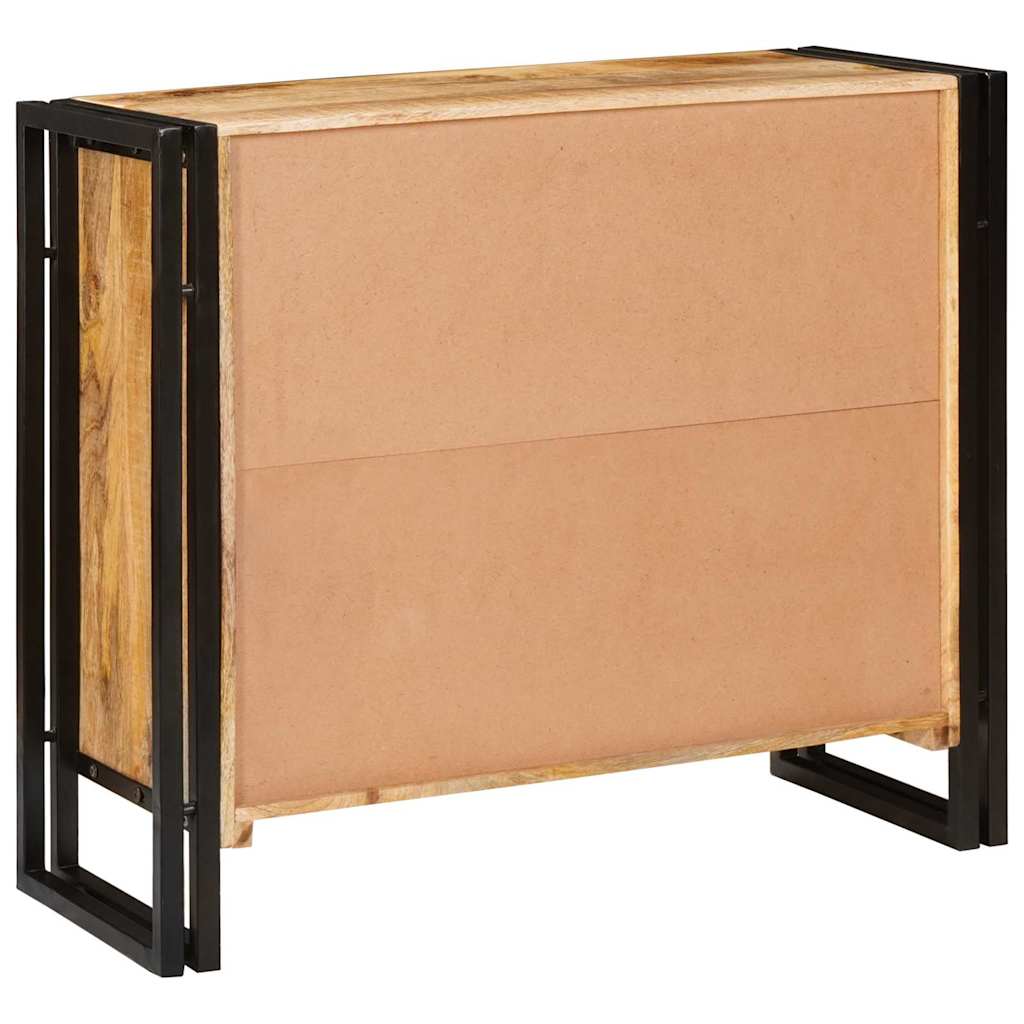 Servírovacia Skriňa Hnedá 80 X 33 X 70 Cm Mangový Masív