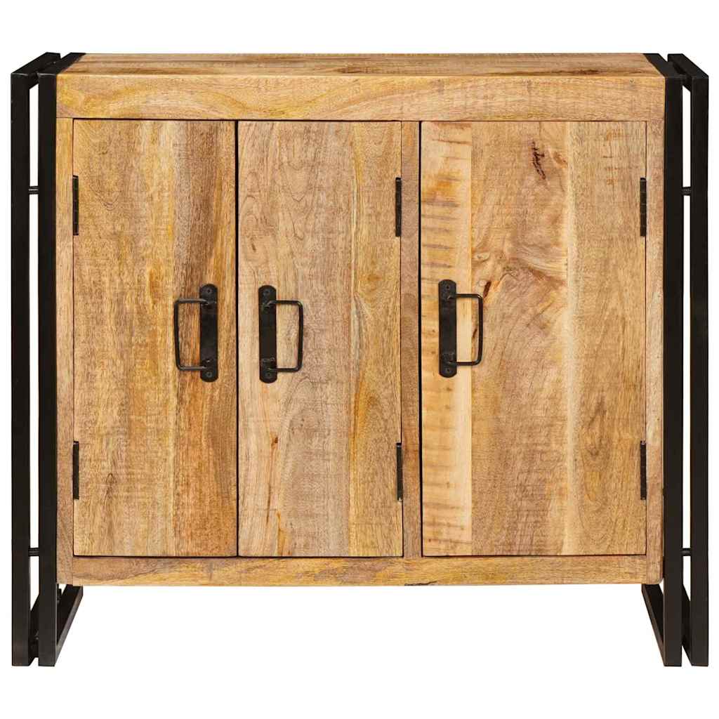 Servírovacia Skriňa Hnedá 80 X 33 X 70 Cm Mangový Masív