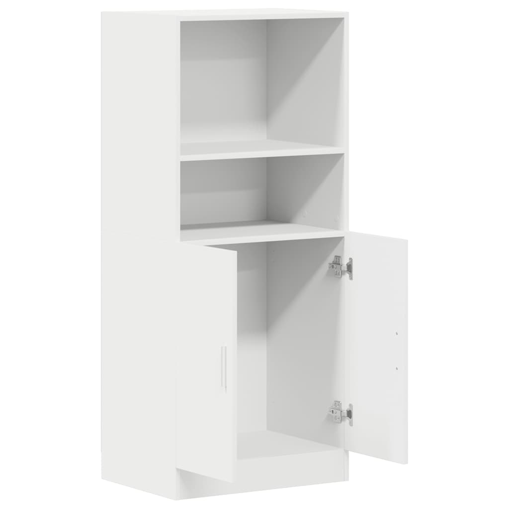 kuchynská skrinka Biela 57x41,5x131,5 cm Drevo