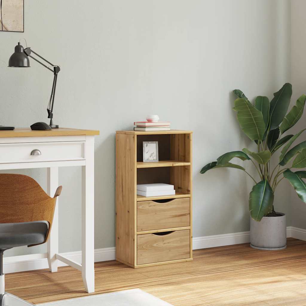 Bočná Skrinka So Zásuvkami &quot;Odda&quot; 40X24X79 Cm Masív Borovica