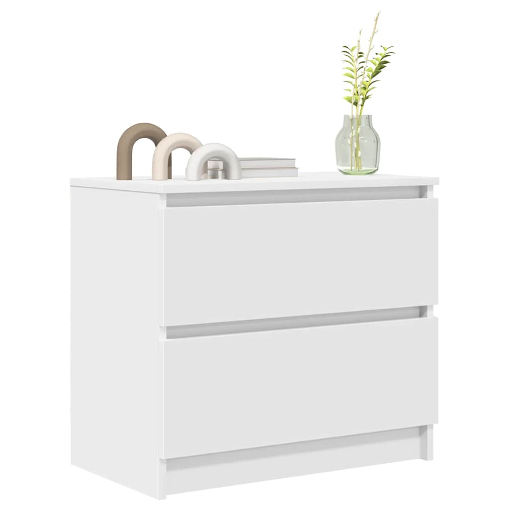 TV Skrinka vidaXL Biela 60x35x54 cm Drevo