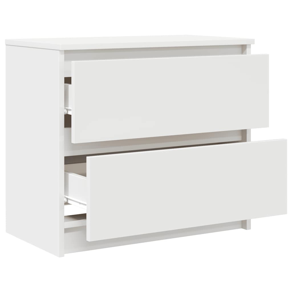TV Skrinka vidaXL Biela 60x35x54 cm Drevo