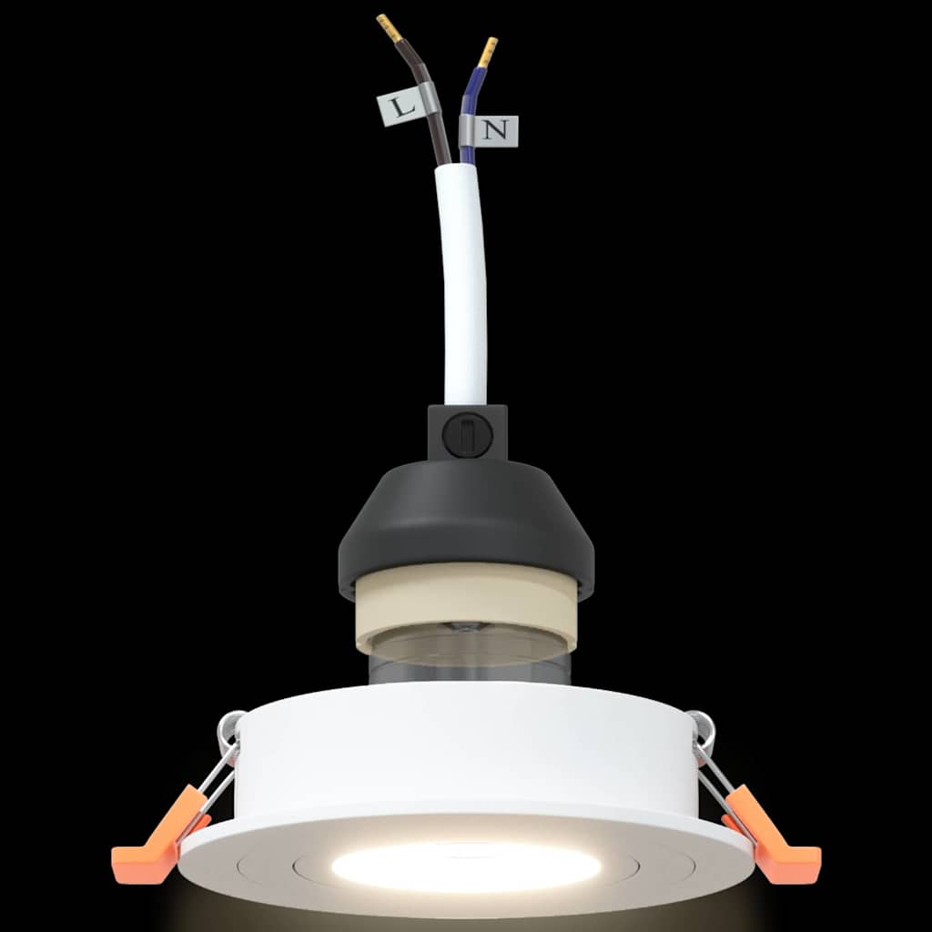 Reflektory So Bodmi 6 Pcs Biela 9 X 9 X Cm Hliník