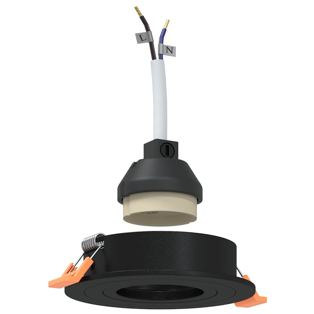 Reflektory So Bodmi 6 Pcs Čierna 9 X 9 X Cm Hliník