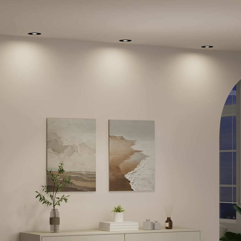 Reflektory So Bodmi 12 Pcs Čierna 9 X 9 X Cm Hliník