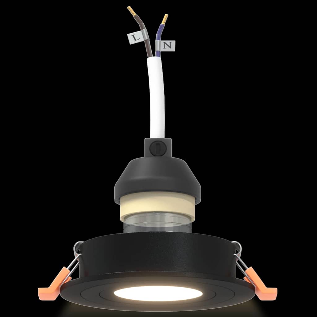 Reflektory So Bodmi 24 Pcs Čierna 9 X 9 X Cm Hliník