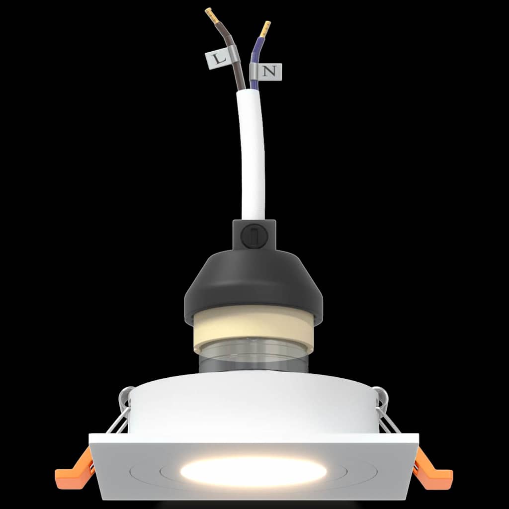 Reflektory So Bodmi 12 Pcs Biela 9 X 9 X Cm Hliník