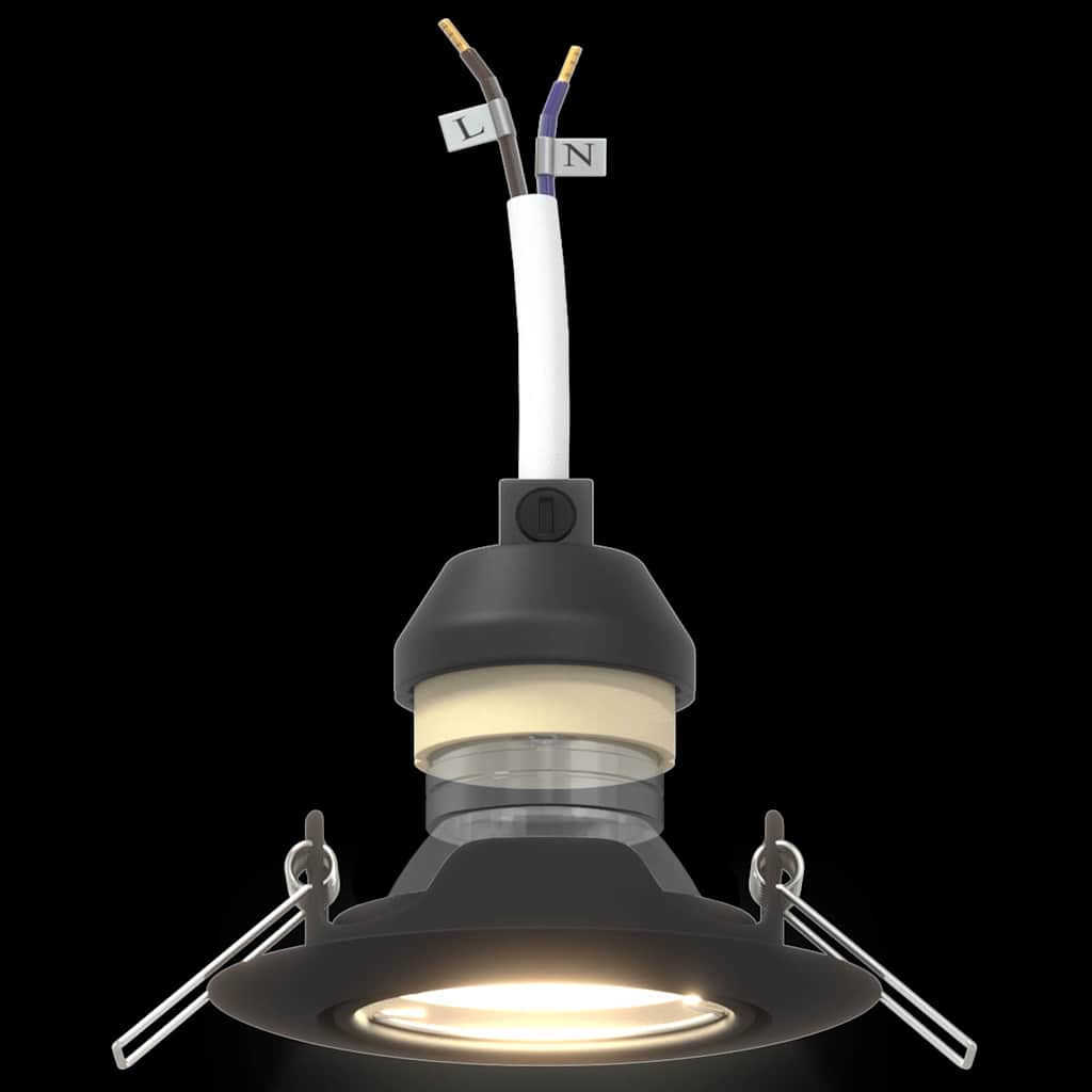 Reflektory So Bodmi 6 Pcs Čierna 9 X 9 Cm Kov