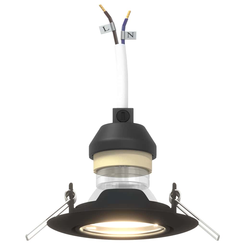 Reflektory So Bodmi 24 Pcs Čierna 9 X 9 Cm Kov