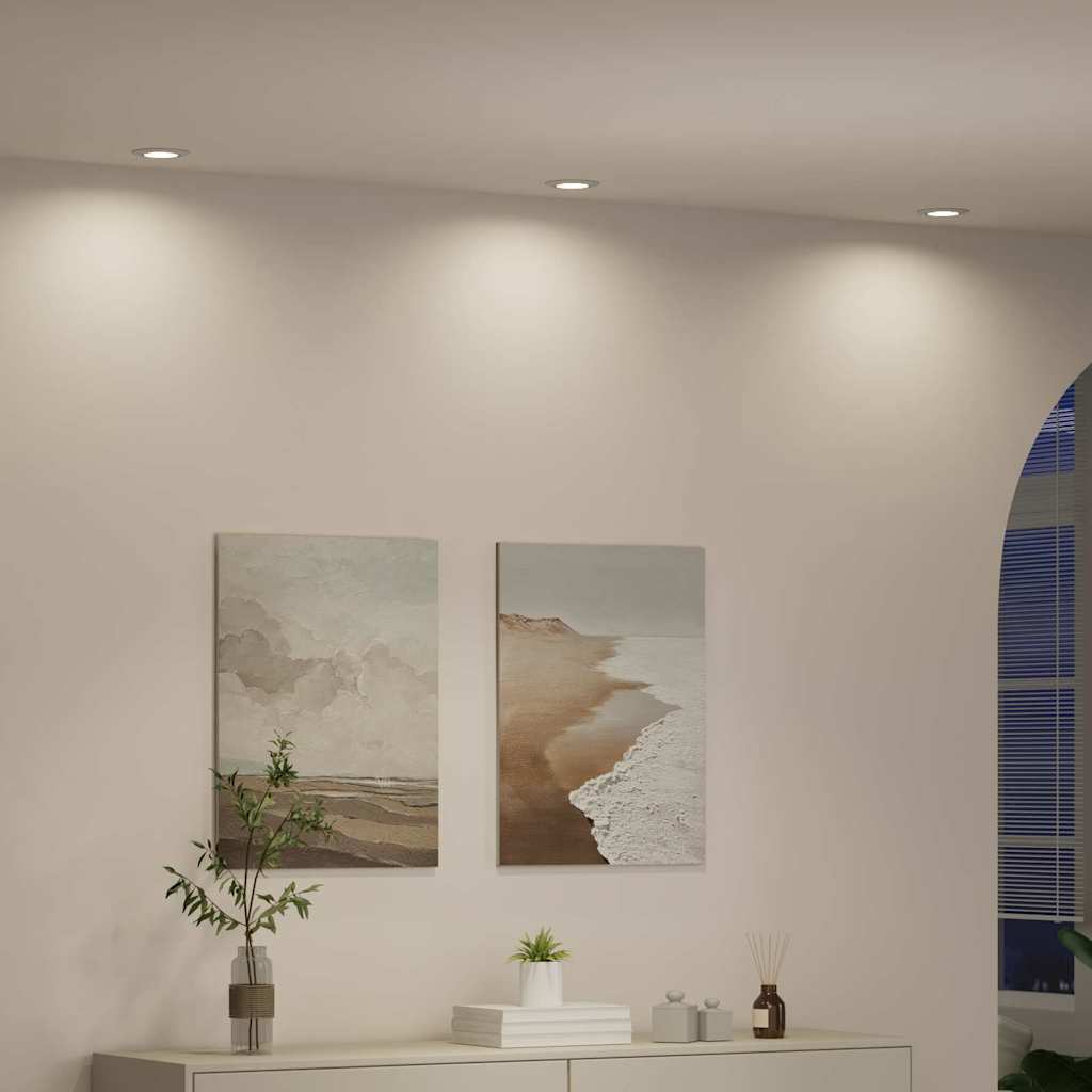 Reflektory So Bodmi 6 Pcs Biela 9 X 9 Cm Kov