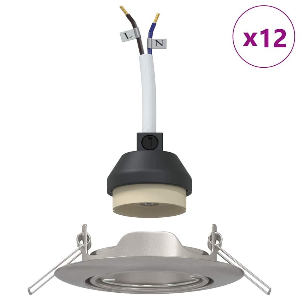 Reflektory So Bodmi 12 Pcs Strieborná 9 X 9 Cm Kov