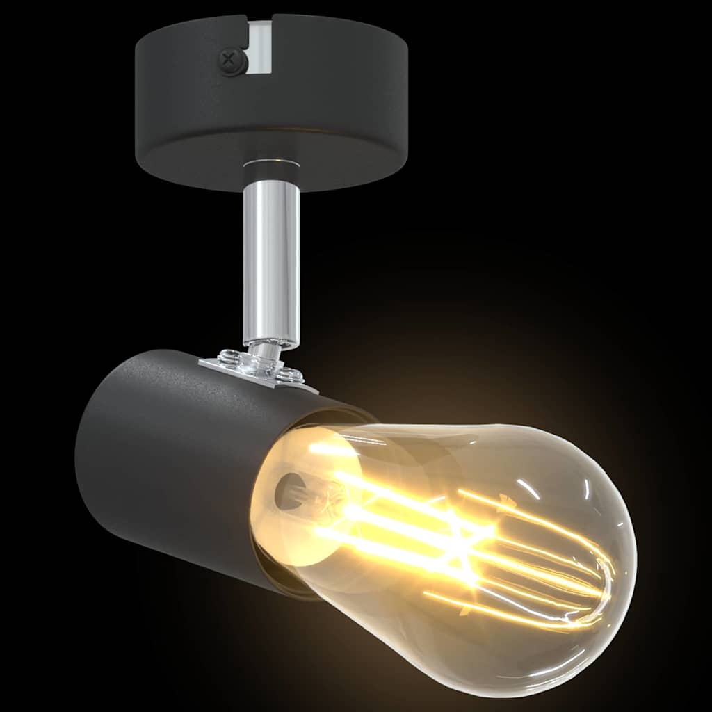 Stropné Bodové Svetlo Čierna 6.5 X 6 X 11.5 Cm Oceľ