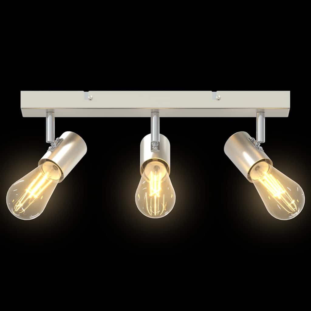 Stropné Bodové Svetlo Kartáčovaný Nikl 38 X 6.5 X 11.5 Cm Oceľ