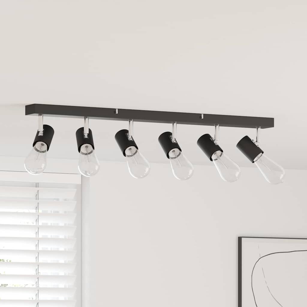 Stropné Bodové Svetlo Čierna 73 X 6.5 X 11.5 Cm Oceľ