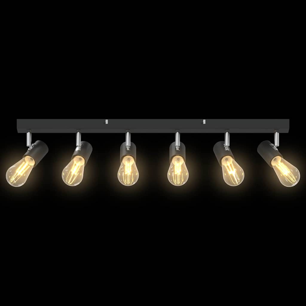 Stropné Bodové Svetlo Čierna 73 X 6.5 X 11.5 Cm Oceľ