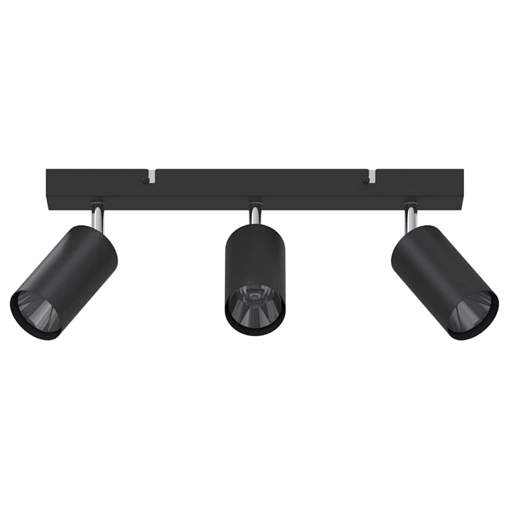 Stropné Bodové Svetlo Čierna 38 X 5.5 X 16.5 Cm Oceľ