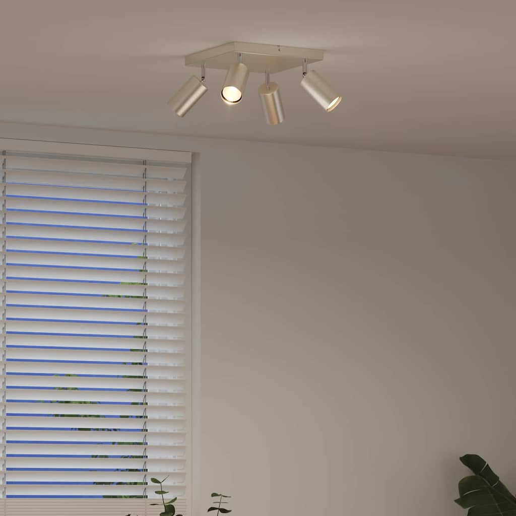 Stropné Bodové Svetlo Brúsený Nikel 26 X 26 X 16.5 Cm Oceľ