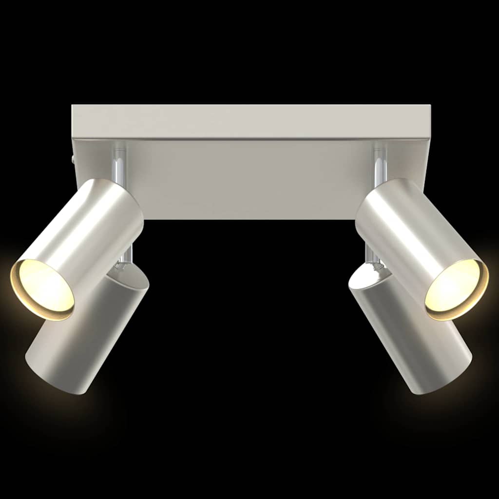 Stropné Bodové Svetlo Brúsený Nikel 26 X 26 X 16.5 Cm Oceľ