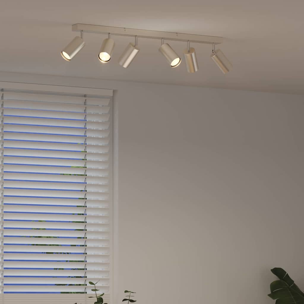 Stropné Bodové Svetlo Brúsený Nikel 73 X 5.5 X 16.5 Cm Oceľ