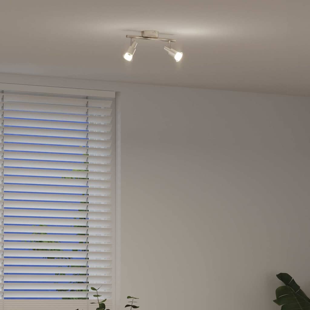 Stropné Bodové Svetlo Brúsený Nikel 25.5 X 8 X 11 Cm Oceľ