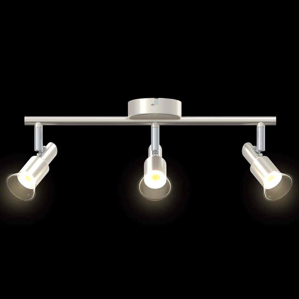 Stropné Bodové Svetlo Brúsený Nikel 39 X 10.5 X 10.5 Cm Oceľ