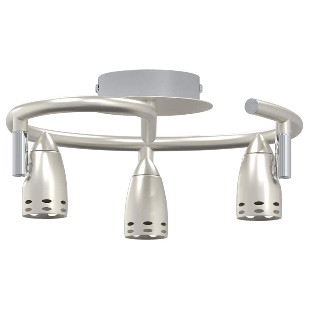 Stropné Bodové Svetlo Matný Niklový 25 X 24 X 12 Cm Oceľ